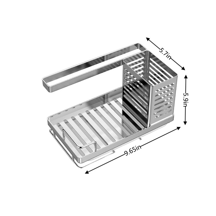 ZHILAI TENGSHUN TRADING INC Stainless Steel Sink Caddy Wayfair